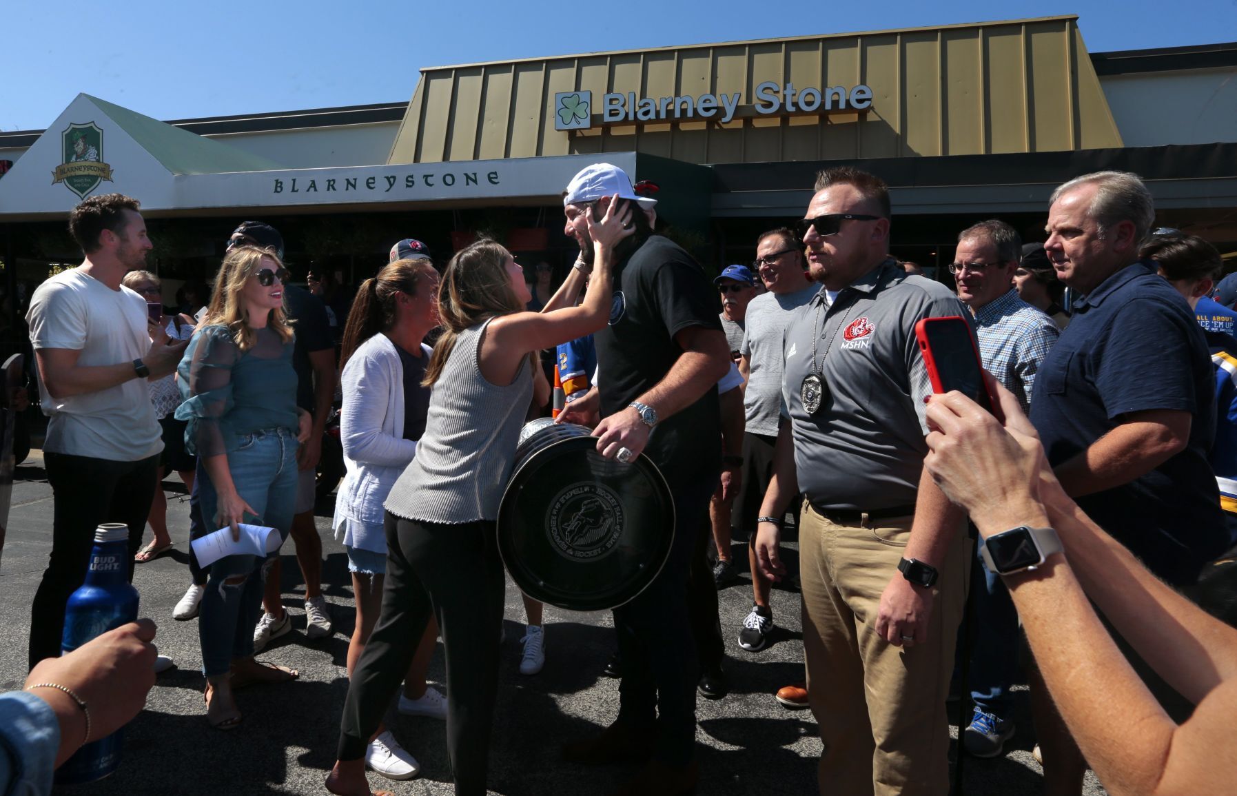 Pat Maroon brings home the Stanley Cup